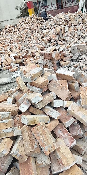 Кирпич б/разбора (полнотелый, глиняный) Описание: - Кирпич после at lalafo.kg Кирпич б/разбора (полнотелый, глиняный) Описание: - Кирпич после