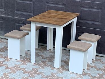 Masa və oturacaq dəstləri: Mətbəx üçün, Yeni, 4 stul — 14