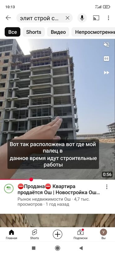 продаю элитка: 1 комната, 45 м², Элитка, 6 этаж