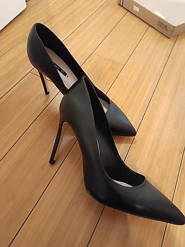 zara crne stikle: ZARA BASIC salonke – broj 37 - Klasične crne štikle sa špic vrhom - — 3