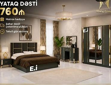 Yataq otağı dəstləri: 1.Yataq otağı dəstləri – müxtəlif modellər 1) Yataq dəsti – 759 ₼ - — 11
