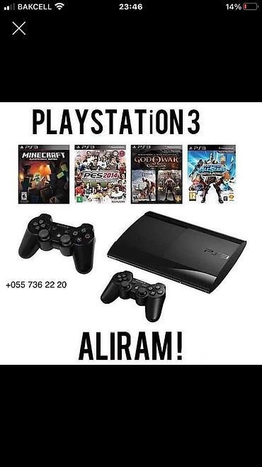 pc barter: Yuksək qiymətə💥Ps 3,4 alıram Ps 3 almaq satmaq və ya barter etmək — 1