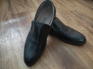 обувь мужская зима: Туфли 40, цвет - Черный