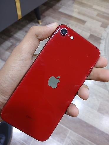 iphone se telefon: IPhone SE 2022, 64 GB, Qırmızı, Barmaq izi, Sənədlərlə — 3