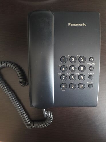telefon islenmis: Stasionar telefon Panasonic, Simli, İşlənmiş, Pulsuz çatdırılma