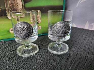 Čaše: Case nove za pivo i zestoko pice Zinnmunsen Nemacka 70,80te. Set za — 15