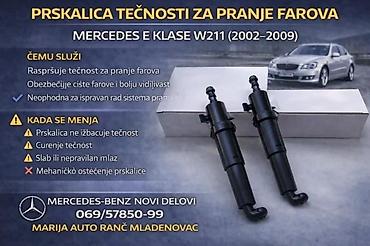 Injectors: PRSKALICA TEČNOSTI ZA PRANJE FAROVA MERCEDES E KLASA W211 | — 1