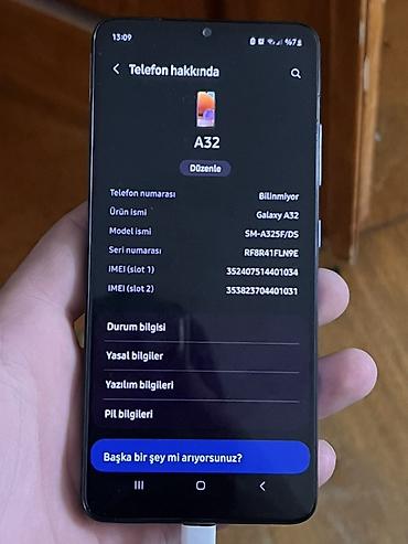 Mobil telefonlar: Samsung Galaxy A32, 64 GB, rəng - Bənövşəyi, İki sim kartlı — 2