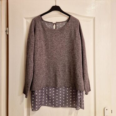 heklanje bluza: M (EU 38), color - Grey