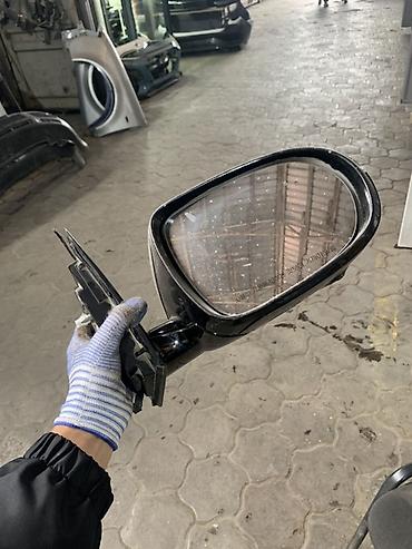 Наружное боковое зеркало заднего вида (левое), корпус черный. Kia
