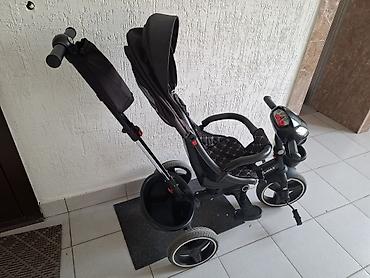 twin: Детский трехколесный велосипед-каталка с родительской ручкой и — 2