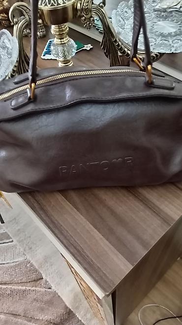 Çantalar: PANTOOR qadın çantası – tünd qəhvəyi rəng. yeni - Material: yumşaq — 2