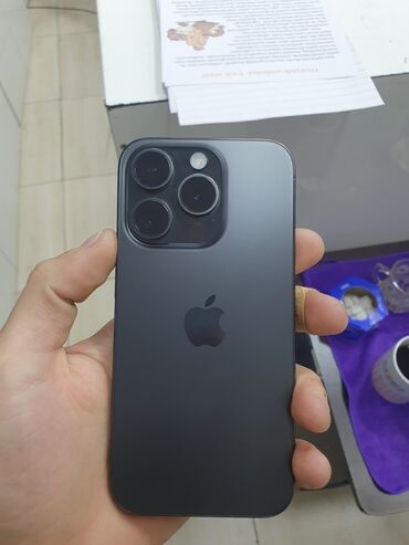 ayfon 7 qiymeti islenmis: IPhone 15 Pro, Qara, Face ID