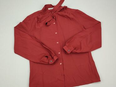 czerwona bluzki z długim rekawem: Bluzka Damska, M, stan - Bardzo dobry