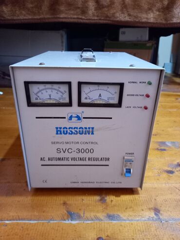 Lampalar: HOSSONI markasının SVC-3000 modeli AC avtomatik gərginlik