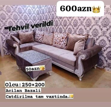 divan satılır: Künc divan, Yeni, Açılan, Bazalı, Ünvana pulsuz çatdırılma