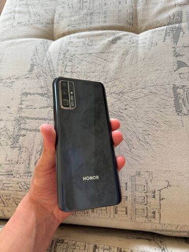 приставка телефон: Honor 30, Б/у, 256 ГБ, цвет - Серебристый, 2 SIM