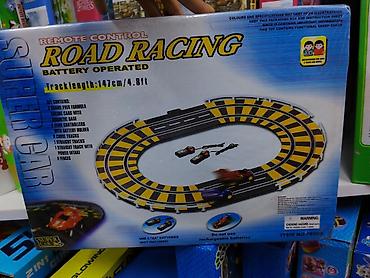 Игрушки: Игровой набор “Remote Control Road Racing” — батарейный гоночный трек — 1