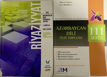 Testlər: Riyaziyyat Güvən 1-3 qruplar üçün 
Azərbaycan dili RM 111 Mətn