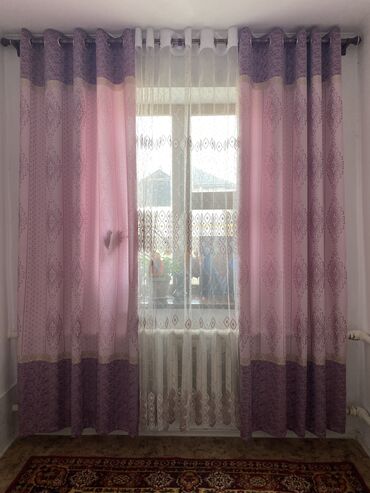 розовое одеяло: Продается шторы с карнизом. В отличном состоянии. Длина 2,3 м