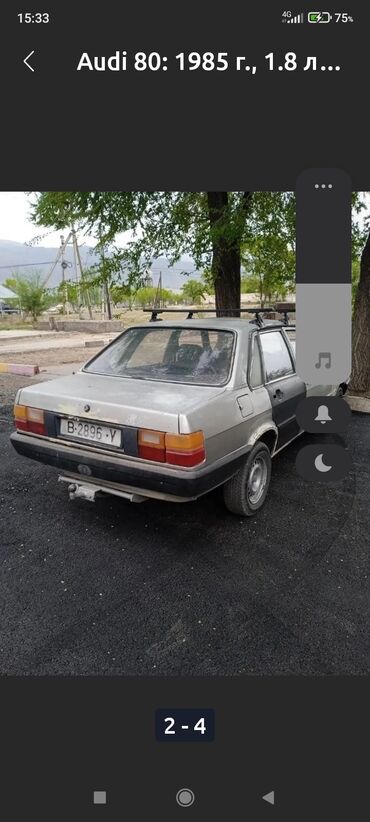 запчасть ауди 80: Audi 80: 1985 г., 1.8 л, Механика, Бензин, Седан