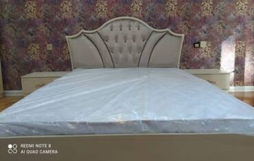продам матрас бу: Новый, Двуспальная кровать, Без подьемного механизма, Без матраса, Без выдвижных ящиков, Азербайджан