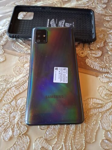 mini telefon: Samsung Galaxy A51, 128 GB, rəng - Qara, İki sim kartlı