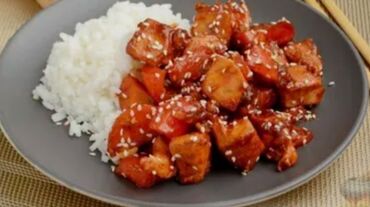 рисовая мука клейкая: Курица в кисло‑сладком соусе с рисом - Аппетитные кусочки куриного