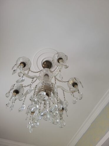 бактерицидная лампа: Çılçıraq, 7 lampa, Şüşə