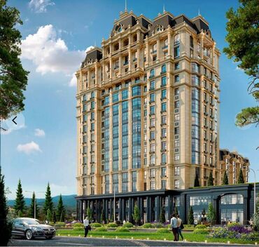 квартира с террасой: 1 комната, 47 м², Элитка, 4 этаж, ПСО (под самоотделку)