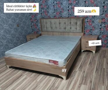 Çarpayılar: İkinəfərlik çarpayı, Bazasız, Matras ilə, Siyirməsiz