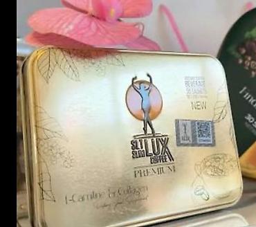 qızıl balıq: SLIM LUX COFFEE PREMIUM – L‑Karnitin və Kollagen tərkibli qəhvə — 1