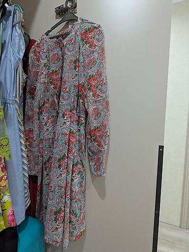 Повседневные платья: Повседневное платье, Лето, Короткая модель, Хлопок, Бохо, S — 5