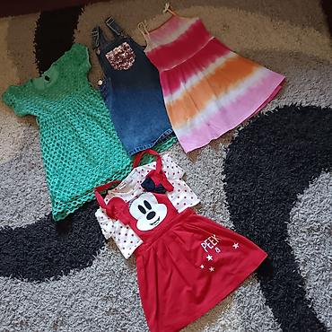 Paketi dečije odeće: Veliki paket letnje garderobe za devojcice Vel 110 Ocuvano, moze za — 2