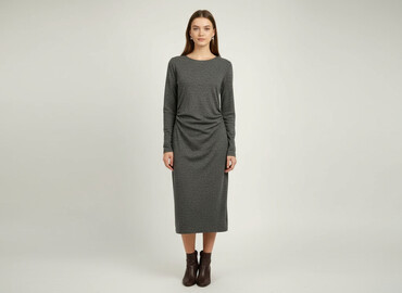 sukienki na zimę do pracy: Sinsay, Sukienka damska, rozmiar 2XS