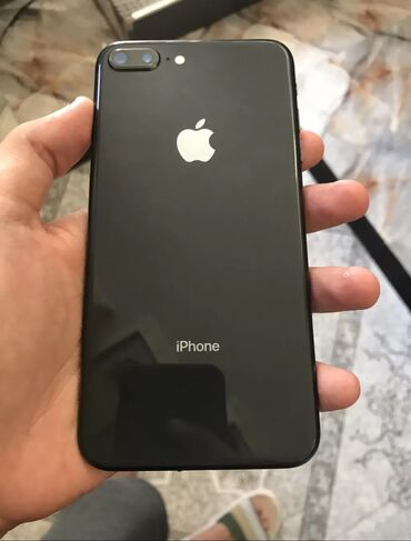 Apple iPhone: IPhone 8 Plus, 64 GB, Black Titanium, Barmaq izi