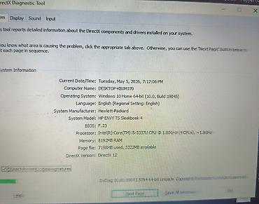 komputer noutbuk: İşlənmiş HP Envy, 14 ", Intel Core i5, 512 GB, Ünvandan götürmə — 7