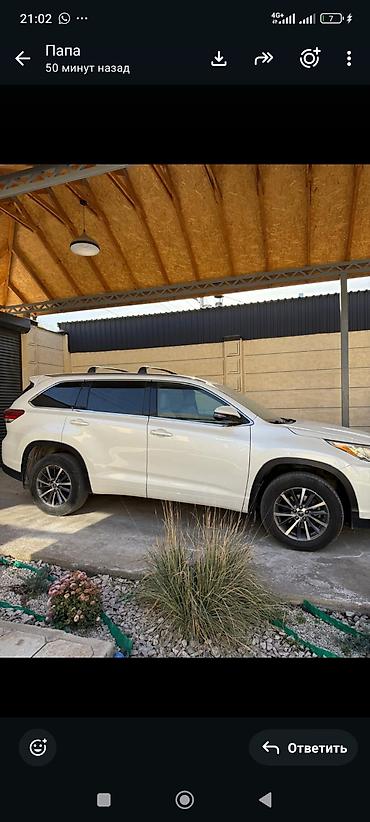 range rover 2017: Toyota Highlander: 2018 г., 3.5 л, Автомат, Бензин, Кроссовер — 1