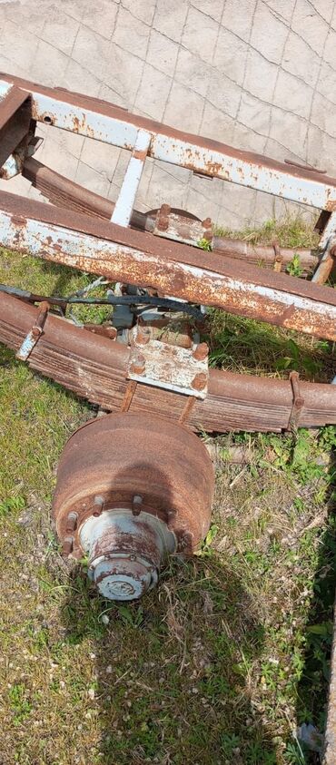 диск r16c: Балка/ось прицепа с рессорной подвеской - Массивная ось под