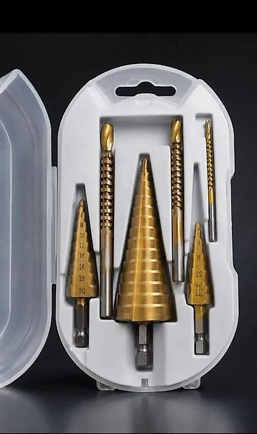 bure za benzin: STEPENASTE BURGIJE - BIRGIJE ZA UREZIVANJE | Set burgija Stepenasta — 2