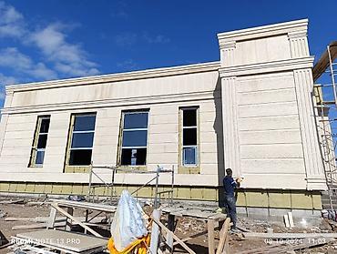 Фасадные плиты Сары-Таш (Травертин): Фасадные утиплит домов Сары таш гранит балясины перила лесинца и.т — 3