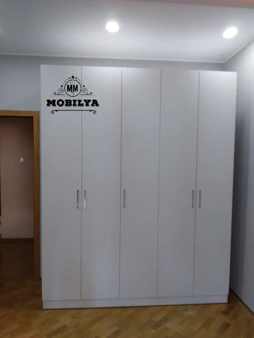 sfaner modelleri: Гардеробный шкаф, Новый, 5 дверей, Распашной, Прямой шкаф, Азербайджан
