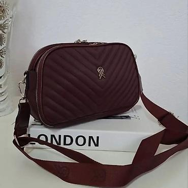 Torbe: Ženska crossbody torba sa dvostrukim rajsferšlus pregradama - — 7