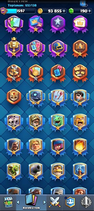 İdman və hobbi: Clash Royale hesabı – yüksək səviyyəli kolleksiya - Kral Səviyyəsi — 8