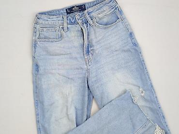 material na farmerki: Hollister, Jeansy damskie, rozmiar XS — 1