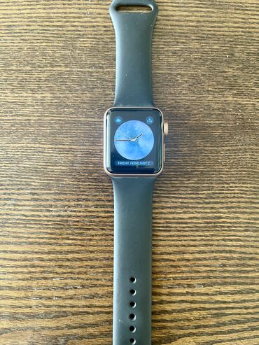 apple watch series 7: İşlənmiş, Smart saat, Apple, Sensor ekran, rəng - Qızılı