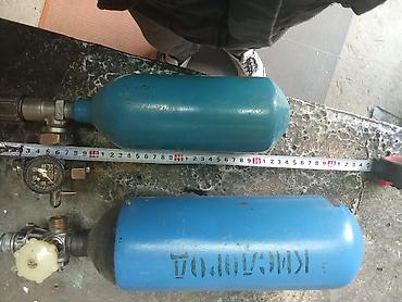 ремонт скважинных насосов: Промышленный газовый баллон, Наполнение: Кислород, Применение: Сварка и резка, Б/у — 2