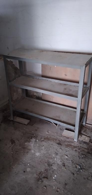 Полка металлическая из 3-х секций размером 103×33×100 см lalafo.az -da Полка металлическая из 3-х секций размером 103×33×100 см