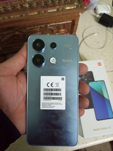 xiaomi redmi note 13 pro qiymeti: Xiaomi 13, 256 GB, rəng - Mavi, 
 Barmaq izi