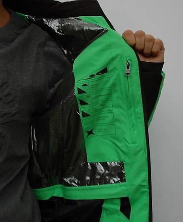 Zimske jakne: Muška zimska jakna – zelena/crna - Sportski kroj sa panelima od — 11